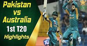 Pakistan Vs Australia 2018 | 1st T20I | Highlights | PCB