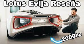 Nuevo Lotus Evija EV de 2000hp ¡¡¡¡EXCLUSIVA!!!!