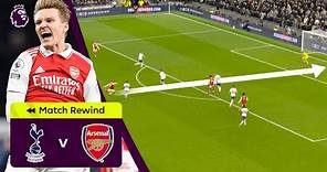Spurs vs Arsenal | OG & Ødegaard Long Range Goal! | Premier League Highlights