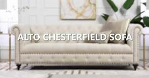 Jennifer Taylor Home Alto 88" Tufted Chesterfield Sofa, 63022