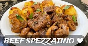 SPEZZATINO DI MANZO CON PATATE how to cook authentic italian beef stew