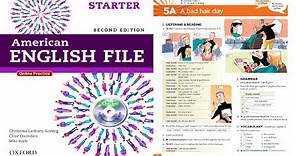 American English File. Second Edition. Starter. Unit 5 A bad hair day.