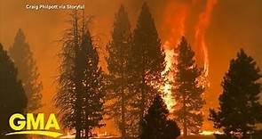 Dixie fire becomes 3rd largest fire in California history l GMA