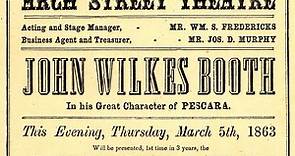 Capturing John Wilkes Booth