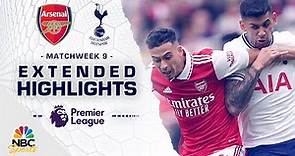 Arsenal v. Tottenham Hotspur | PREMIER LEAGUE HIGHLIGHTS | 10/1/2022 | NBC Sports
