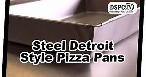 Bare & Seasoned Steel Authentic Detroit Style Pizza Pans (8x10 and 10x14)