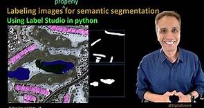 Labeling images for semantic segmentation using Label Studio