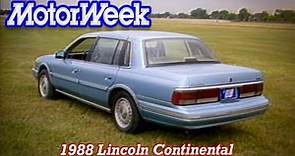 1988 Lincoln Continental | Retro Review