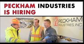 Peckham Industries is Hiring
