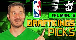 DraftKings NBA DFS Lineup Picks Today (3/15/24) | NBA DFS ConTENders