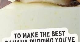 Best Banana Pudding Recipe
