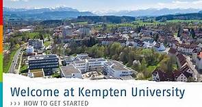 Start studying at the University of Kempten!