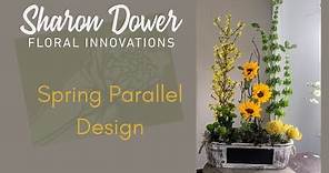 How to Make a Parallel Flower Arrangement - Spring Flower Arrangement - Floristry - Flower Arranging