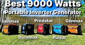 Best 9000 Watts Portable Inverter Generator lineup