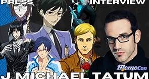Press Interview with Voice Actor J Michael Tatum at MomoCon 2023