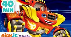 Blaze y los Monster Machines | 40 MIN de Blaze Robot al rescate | Nick Jr. en Español