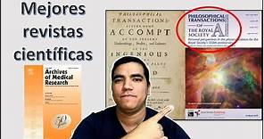 🔥 Las 6 mejores REVISTAS CIENTÍFICAS mexicanas en medicina y ciencias de la salud [SUSCRIBETE 🙏👍🔔]