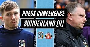 Josh Eccles and Mark Robins look ahead to Sunderland fixture | Press Conference