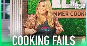 Kelly Clarkson Tries (And Fails) To Learn To Cook...Again