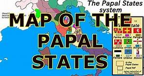 MAP OF THE PAPAL STATES