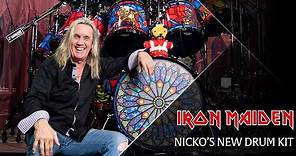 Iron Maiden - Nicko's 2018 Drum Kit