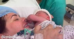 Scarlett Moffatt announces 'early' birth of first baby at 35 weeks