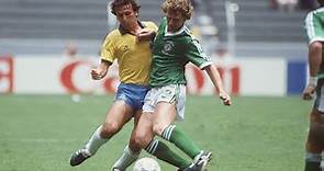 Zico scores 4 goals for Brazil | 1981 Friendly | All touches & actions