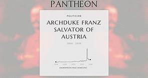 Archduke Franz Salvator of Austria Biography | Pantheon