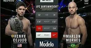 UFC(238) BANTAMWEIGHT CHAMPIONSHIP HENRY CEJUDO vs MARLON MORAES (FULL MATCH)
