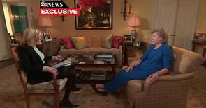 Hillary Clinton's Exclusive One-on-One With Diane Sawyer