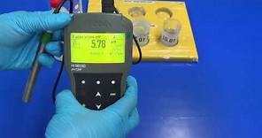 Video tutorial HI98190 Medidor Portatil Impermeable de pH/ORP