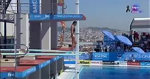 中国跳水运动员王涵参加2013年国际泳联世界游泳锦标赛跳水比赛之女子单人三米板决赛