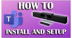 How to install and setting up Polycom video conference camera with Microsoft Teams