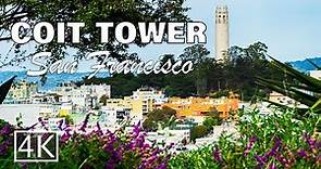 [4K] Coit Tower - San Francisco California - Walking Tour