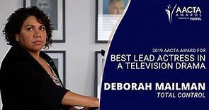 Deborah Mailman wins Best Lead Actress in a TV Drama | 2019 AACTA Awards presented by Foxtel