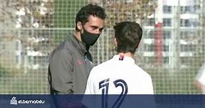 Así fue el estreno de Arbeloa como entrenador del Infantil A del Madrid