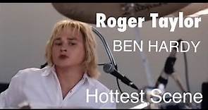 Roger Taylor (by Ben Hardy) in Bohemian Rhapsody movie best hottest scene HD