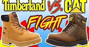 Best Budget Work Boot - Timberland Pro VS CAT - (CUT IN HALF)