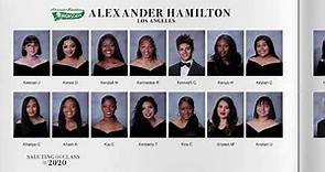 Saluting the Class of 2020 -- Alexander Hamilton High School