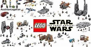 All Lego Star Wars Force Awakens Sets Compilation - Lego Speed Build Review