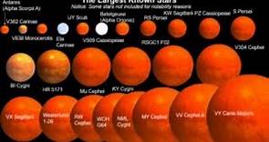 Top 10 Largest Stars In The Universe