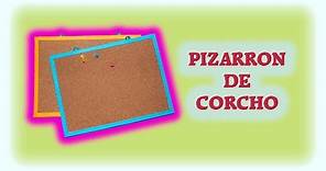 DIY | Pizarron de corcho | PumitaNegraArt🐾