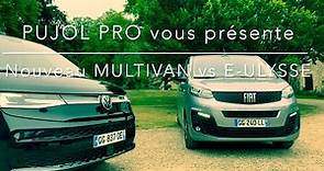 Essai comparatif : Nouveau Volkswagen Multivan vs Fiat E-Ulysse