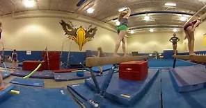 360: Gymnastics practice at Aberdeen Central High School