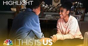 Deja and Malik's First Kiss - This Is Us (Episode Highlight)