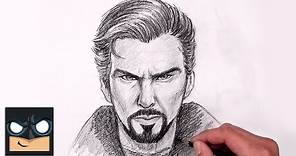 How To Draw Doctor Strange | Multiverse of Madness Sketch Tutorial (Step by Step)