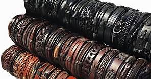 8 Leather Bracelet DIY | how to make leather bracelet | adjustable leather bracelets