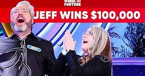 Jeff Wins $100,000 | Galactic Celebration | Wheel of Fortune