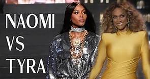 Naomi Campbell vs Tyra Banks - Runway walk 2021