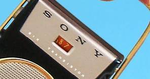 The most influential transistor radio design of all time 1958 Sony vintage unboxing